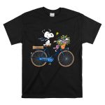 Seattle Seahawks Snoopy Bicycle Adventure T Shirt 6