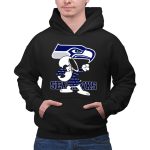 Seattle Seahawks Snoopy Dabbing NFL Team Fan Apparel Bowing Dance 2 Hoodie
