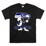 Seattle Seahawks Snoopy Dabbing NFL Team Fan Apparel Bowing Dance T Shirt 6