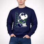 Seattle Seahawks Snoopy Football 3 Sweatshirt