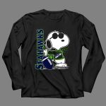 Seattle Seahawks Snoopy Football 4 Long Sleeves
