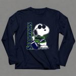 Seattle Seahawks Snoopy Football 6 Long Sleeves