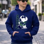 Seattle Seahawks Snoopy Football 8 Hoodie