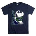 Seattle Seahawks Snoopy Football T Shirt 7
