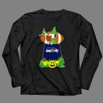 Seattle Seahawks Snoopy Halloween Pumpkin Football Magic 4 Long Sleeves