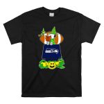 Seattle Seahawks Snoopy Halloween Pumpkin Football Magic T Shirt 6