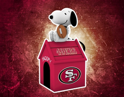 Snoopy 49Ers Banner