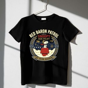 Snoopy Ace Pilot Red Baron Patrol 1 T Shirt.jpg