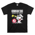 Snoopy Alabama Crimson Tide Makes Me Drink T Shirt 6