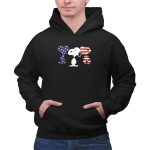 Snoopy American Flag 4th of July Patriotic Peanuts 2 Hoodie