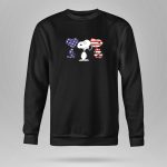 Snoopy American Flag 4th of July Patriotic Peanuts 9 Sweatshirt