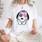 Snoopy American Flag Sunglasses The Peanuts Movie Dog 1 T Shirt
