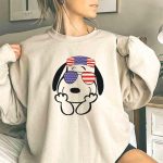 Snoopy American Flag Sunglasses The Peanuts Movie Dog 3 Sweatshirt