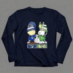 Snoopy And Charlie Brown Fist Bump Milwaukee City Sports Brewers X Bucks Skyline 6 Long Sleeves 2.jpg