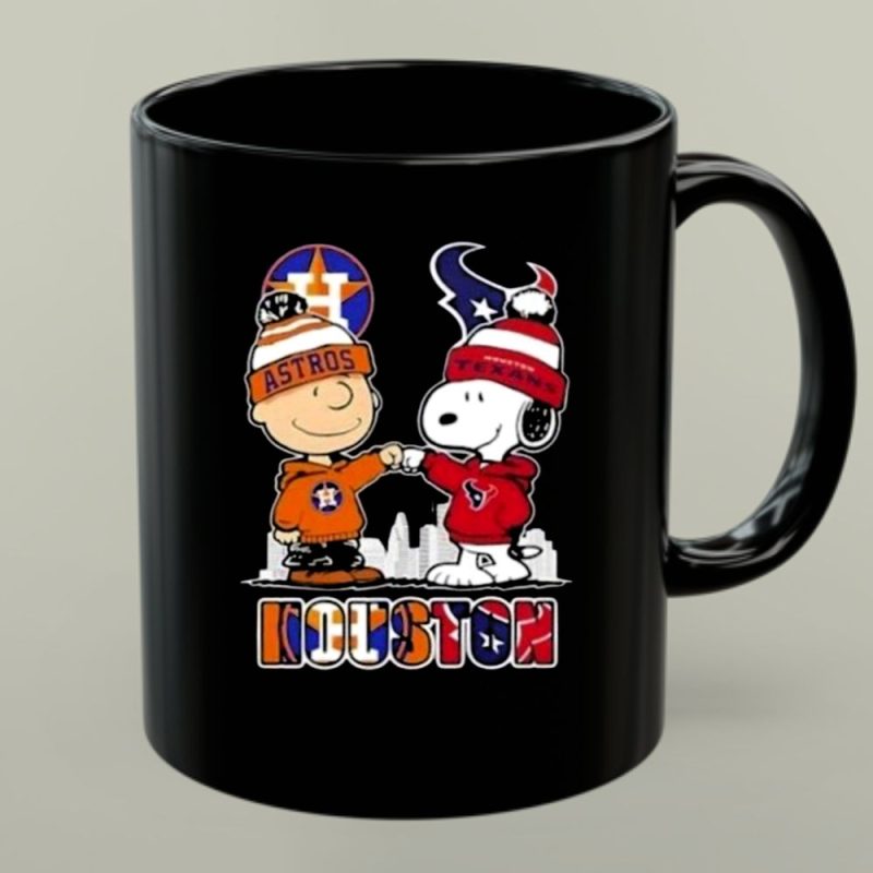 Snoopy And Charlie Brown Houston Sports Astros X Texans Skyline 1 Mug.jpg