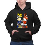 Snoopy And Charlie Brown Michigan Sports Wolverines X Detroit Tigers Skyline 2 Hoodie.jpg