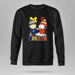 Snoopy And Charlie Brown Michigan Sports Wolverines X Detroit Tigers Skyline 9 Sweatshirt.jpg