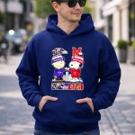 Snoopy And Charlie Brown Ravens X Maryland Terrapins Skyline 8 Hoodie