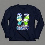 Snoopy And Charlie Brown Seattle City Sports Mariners X Seahawks Skyline 6 Long Sleeves.jpg