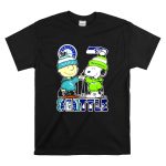 Snoopy And Charlie Brown Seattle City Sports Mariners X Seahawks Skyline T Shirt 6.jpg