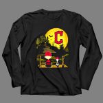 Snoopy And Charlie Brown Sit Under Moon Cleveland Guardians Halloween 4 Long Sleeves.jpg
