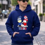 Snoopy And Charlie Brown Texas Sports Cowboys X Rangers 8 Hoodie
