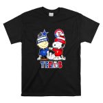 Snoopy And Charlie Brown Texas Sports Cowboys X Rangers T Shirt 6