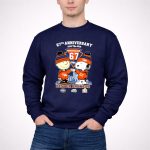 Snoopy And Charlie Brown The Peanuts Denver Broncos 67th Anniversary 1959 2026 3 Sweatshirt