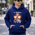 Snoopy And Charlie Brown The Peanuts Denver Broncos 67th Anniversary 1959 2026 8 Hoodie