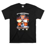Snoopy And Charlie Brown The Peanuts Denver Broncos 67th Anniversary 1959 2026 T Shirt 6