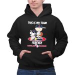 Snoopy And Charlie Brown This is My Team Forever Cleveland Guardians Baseball 2 Hoodie.jpg