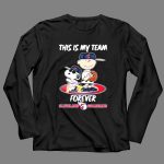 Snoopy And Charlie Brown This is My Team Forever Cleveland Guardians Baseball 4 Long Sleeves.jpg