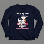 Snoopy And Charlie Brown This is My Team Forever Cleveland Guardians Baseball 6 Long Sleeves.jpg