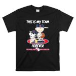 Snoopy And Charlie Brown This is My Team Forever Cleveland Guardians Baseball T Shirt 6.jpg