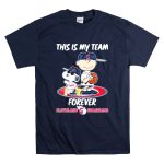 Snoopy And Charlie Brown This is My Team Forever Cleveland Guardians Baseball T Shirt 7.jpg