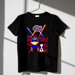 Snoopy And Charlie Brown Watching Florida Gators City By Night 1 T Shirt.jpg