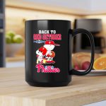 Snoopy And Charlie Brown Woodstock The Peanuts Philadelphia Phillies Back To Red October 2 mug.jpg