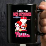Snoopy And Charlie Brown Woodstock The Peanuts Philadelphia Phillies Back To Red October 3 mug.jpg