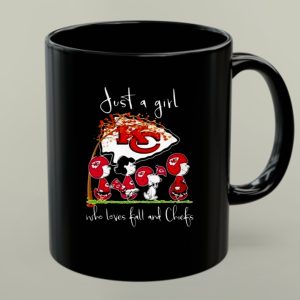 Snoopy And Friend Kansas City Chiefs Just A Girl 1 mug.jpg