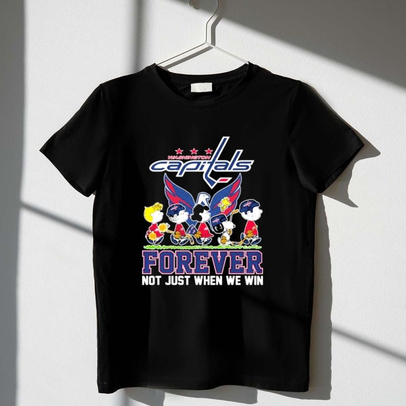 Snoopy And Friends Washington Capitals Forever Not Just When We Win 1 T Shirt.jpg