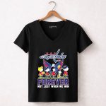 Snoopy And Friends Washington Capitals Forever Not Just When We Win 7 Womens V Neck.jpg