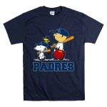 Snoopy And San Diego Padres Baseball Team Fans With Woodstock And Sports Equipment T Shirt 7.jpg