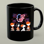 Snoopy And The Peanuts Baltimore Orioles 4th Of July American Flag 1 mug.jpg