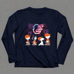 Snoopy And The Peanuts Baltimore Orioles 4th Of July American Flag 6 Long Sleeves