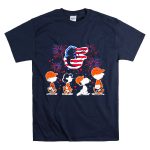 Snoopy And The Peanuts Baltimore Orioles 4th Of July American Flag T Shirt 7