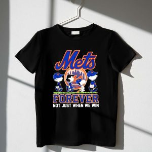 Snoopy And The Peanuts New York Mets Forever Not Just When We Win Shirt