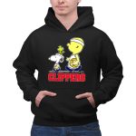 Snoopy And Woodstock Basketball With La Clippers Fans 2 Hoodie