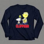 Snoopy And Woodstock Basketball With La Clippers Fans 6 Long Sleeves