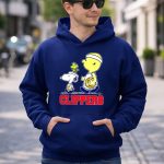 Snoopy And Woodstock Basketball With La Clippers Fans 8 Hoodie