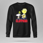 Snoopy And Woodstock Basketball With La Clippers Fans 9 Hoodie